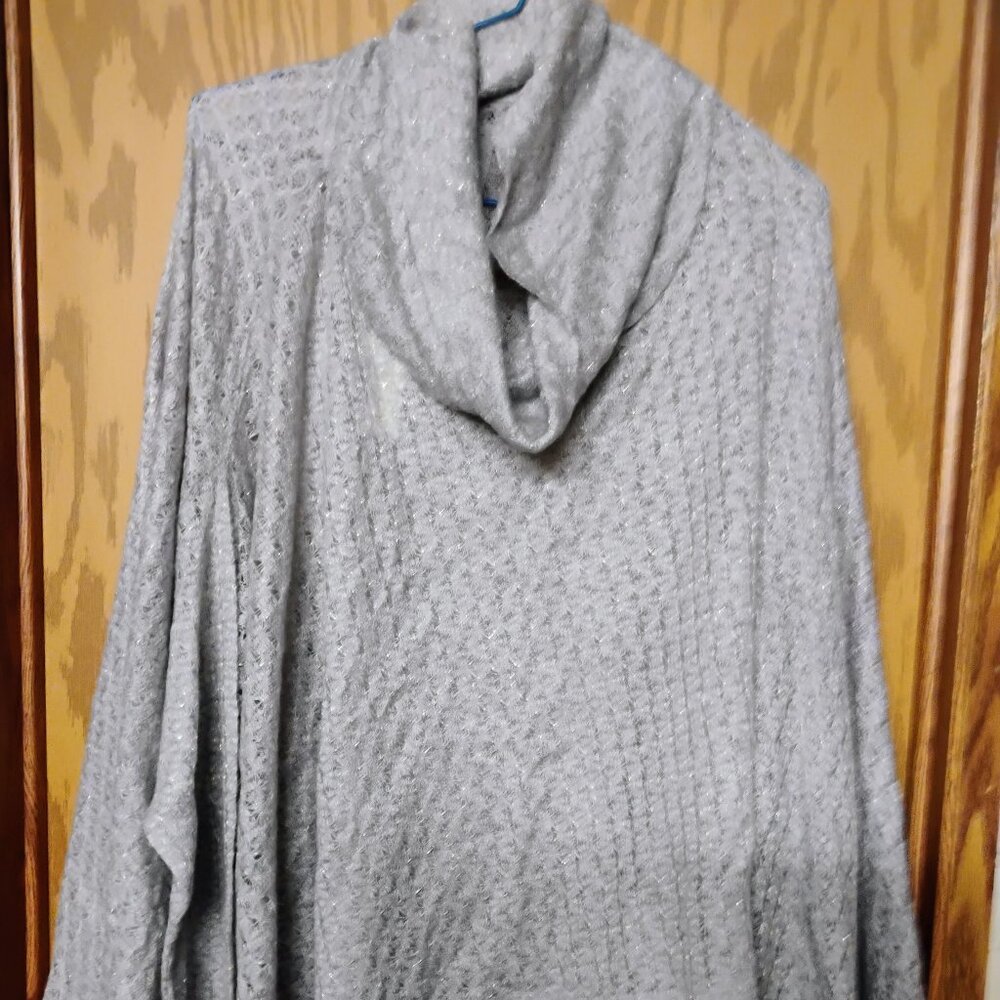 CUPIO shawl cowl neck pullover sweater new w tag